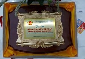 bang vinh danh